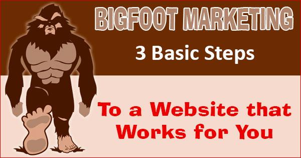 Three Basic Steps to a Website that Works for You!